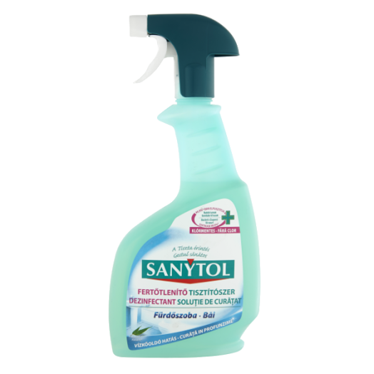 SANYTOL FERTŐTLENÍTŐ                FÜRDŐSZOBAI SPRAY, 500ML