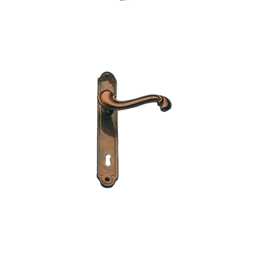 AJTÓKILINCS NZ 90MM BRONZ BAROCCO
