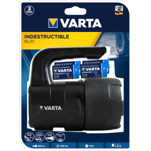 VARTA ELEMLÁMPA 3W 4C               INDESTRUCTIBLE