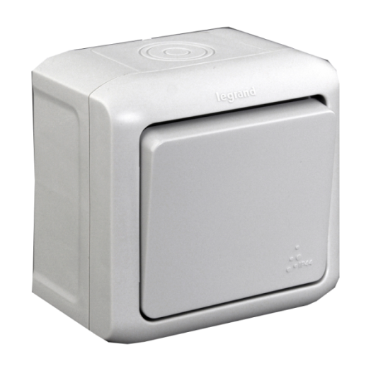 FORIX IP44 FK VÁLTÓKAPCSOLÓ         SZÜRKE 10A 250V