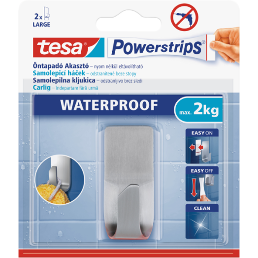 POWERSTRIPS WATERPROOF AKASZTÓ      ROZSDAMENTES ACÉL