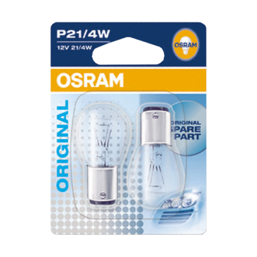 IZZÓ OSRAM P21/4W, 2 IZZÓSZÁL, WHIT