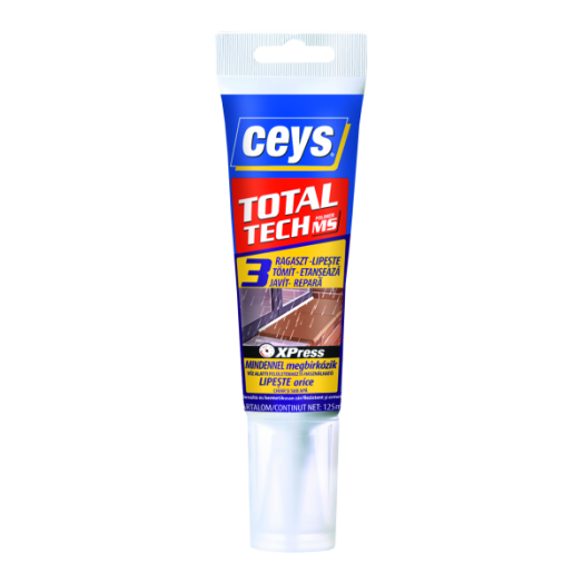 CEYS TOTAL TECH SZILIKONOS RAGASZTÓ TUBUSOS-FEHÉR 125ML