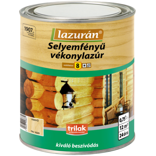 LAZURÁN VÉKONYLAZÚR 0,75 L          TEAK,SELYEMF.,OLDÓSZ. (R:223358)