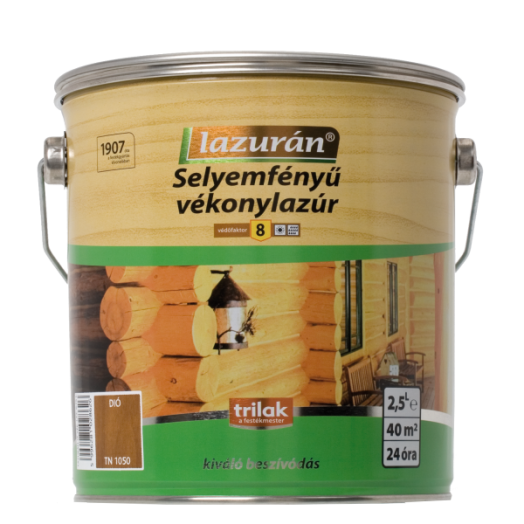 LAZURÁN VÉKONYLAZÚR 2,5 L           TEAK,SELYEMF.,OLDÓSZ. (R:223359)
