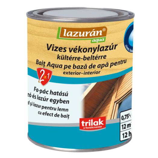 LAZURÁN VÉKONYLAZÚR AQUA 2IN1 0,75L CSERESZNYE (R:283165)