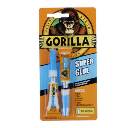 GORILLA SUPER GLUE PILLANATRAGASZTÓ 2X3G