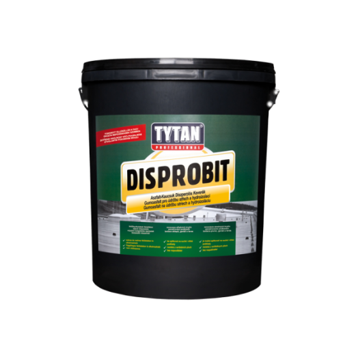 TYTAN DISPROBIT DISZPERZIÓS  20 KG  ASZFALT-GUMI KEVERÉK, FEKETE