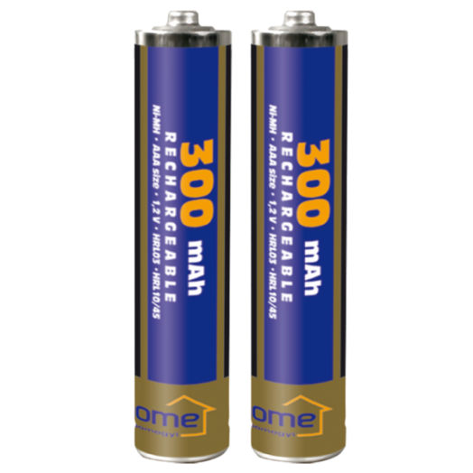 AKKUMULÁTOR AAA MINI CERUZA 1,2V/300MAH