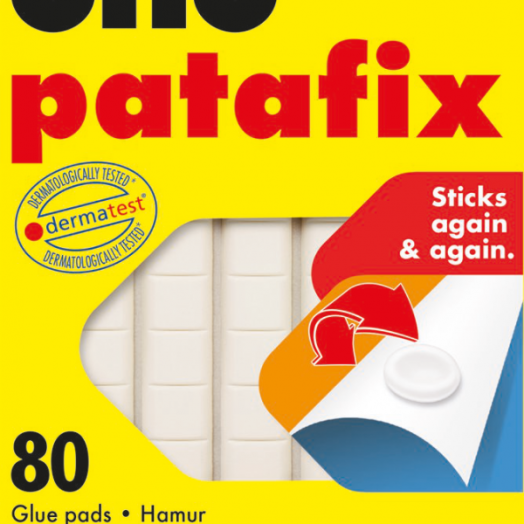 UHU TAC PATAFIX GYURMARAGASZTÓ FEHÉR, 80 KOCKA (R:272261)