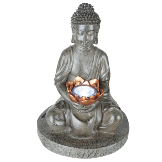 SZOLÁR KERTI LÁMPA BUDDHA