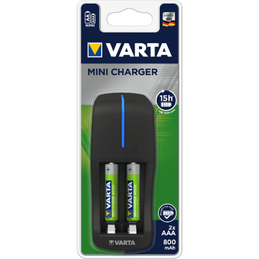 VARTA MINI AKKUTÖLTŐ 2X800 MAH      57646201421