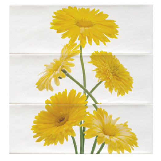 ROYAL DEKORCSEMPE MARGARITA LIMON 30X30,5 CM, 3 RÉSZES SZETT