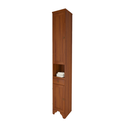 FA/MDF ÁLLÓSZEKRÉNY 2 AJTÓ + 1 FIÓK BALOS 36,5X35,5X198 CM