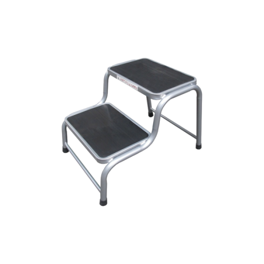 FELLÉPŐ 2 LÉPCSŐS ACÉL 63X44X41,5CM 3,7KG, MAX. TERHELHETŐSÉG:150KG