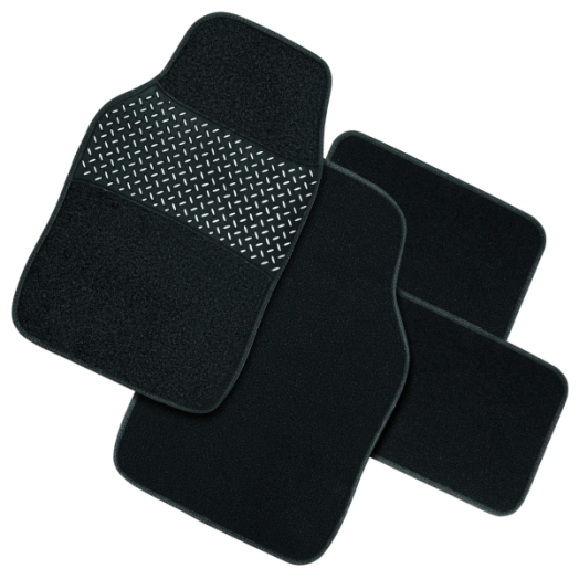 AUTÓSZŐNYEG TEXTIL GUMIBETÉTES      4 RÉSZES