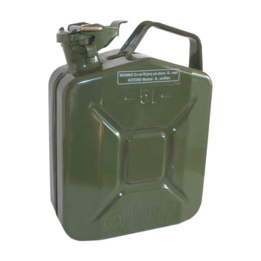 BENZINKANNA 5L FÉM MARMON