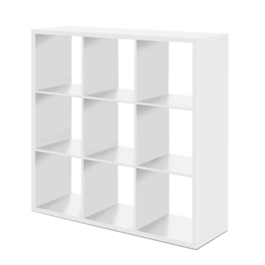 MAX POLC 3X3 REKESZ                 107X107X33CM FEHÉR