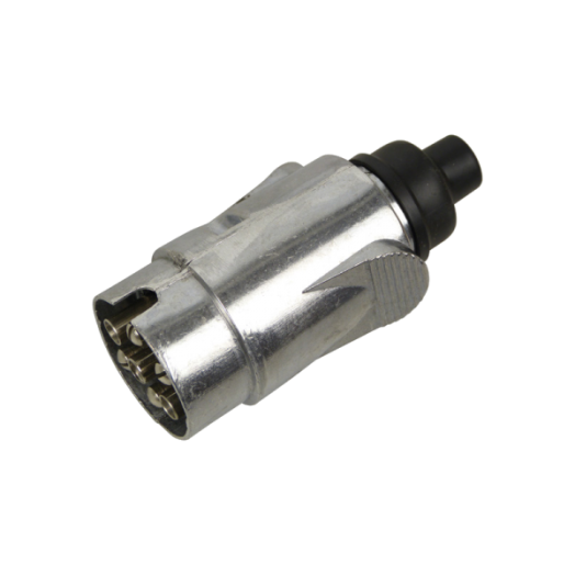 UTÁNFUTÓ DUGÓ 7 PÓLUSÚ 12V FÉM