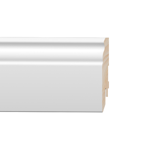 PURE SZEGŐLÉC 2400X16X60MM NAXOS FEHÉR MDF