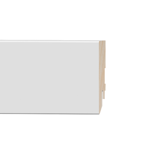 PURE SZEGŐLÉC 2400X16X80MM BASIC FEHÉR MDF