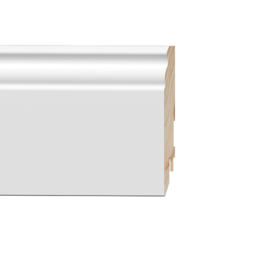 PURE SZEGŐLÉC 2400X16X100MM NAXOS FEHÉR MDF