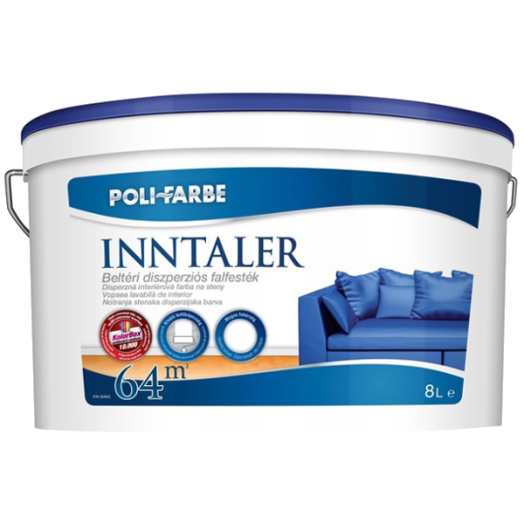 INNTALER BELTÉRI FALFESTÉK 8L FEHÉR