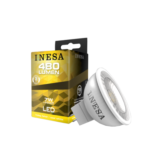 SPOT LED FÉNYFORRÁS MR16, 7W, 6500K