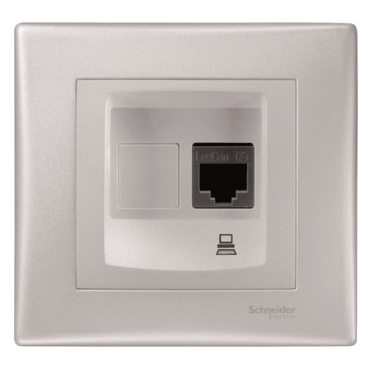 SEDNA ADAT 1XRJ45 UTP KPL GR, IP20