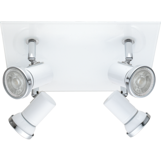 TAMARA LED FALI SPOT GU10 4*3,3W FEHÉR/KRÓM IP44