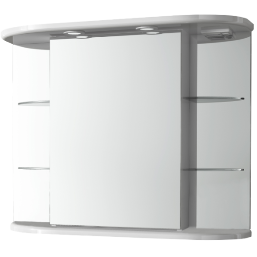 KRIS TÜKRÖSSZEKRÉNY 88X65,5X27 CM LED VILÁGÍTÁSSAL