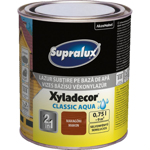 SUPRALUX XYLADECOR CLASSIC AQUA DIÓ 0,75L