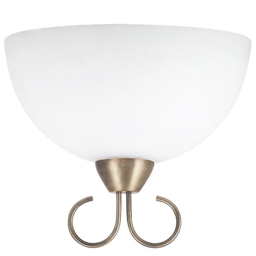 AURELIA FALI LÁMPA E27 25W BRONZ/FEHÉR