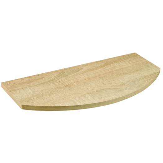 REGALO ÍVESPOLC 60X25CM SONOMA TÖLGY 18MM VASTAG LAMINÁLT POLCLAP