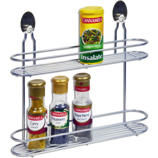 FŰSZERPOLC CUKY PROOF 2-SZINTES NANO BEVONAT,KRÓMOZOTT ACÉL 32X30X7CM