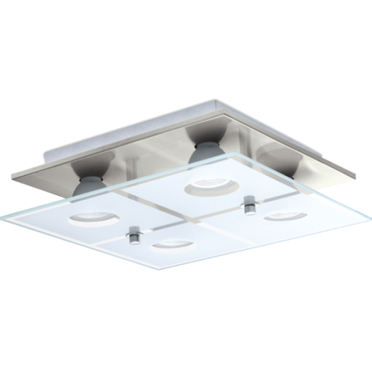 CABO LED MENNYEZETI LÁMPA GU10 4*5W 3000K 4*400LM STEP.DIMMERELHETŐ