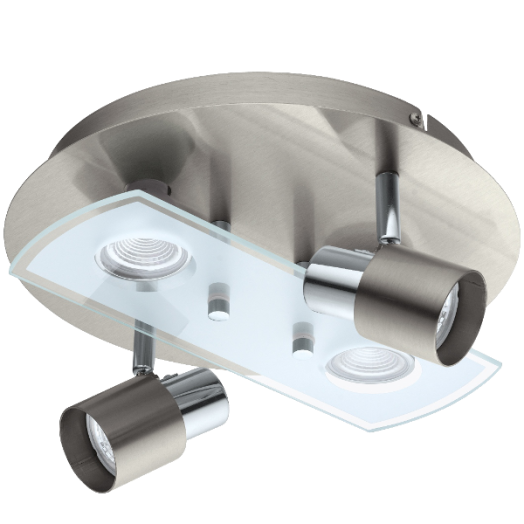 PAWEDO LED MENNYEZETI LÁMPA GU10 4*5W 3000K 4*400LM STEP.DIMMER