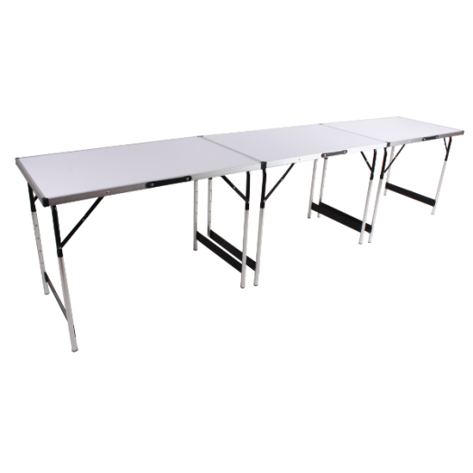 TÖBBFUNKCIÓS ASZTAL 3DB/CSOMAG 100X60CM MŰANYAG ÁLLÍTHATÓ LÁBBAL