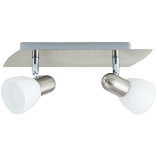 ENEA-C LED FALI LÁMPA E14 2X4W 2X300LM MATT NIKKEL RGB FÉNYFORRÁSSAL