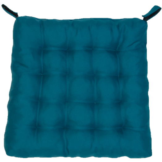 PUFI PÁRNA TÜRKIZ 40X40X1,5CM 65% PAMUT, 35% POLYESTER