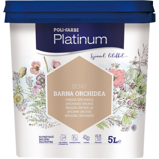 PLATINUM SZÍNES BELTÉRI 5L BO40 BARNA ORCHIDEA DISZP. FALFESTÉK