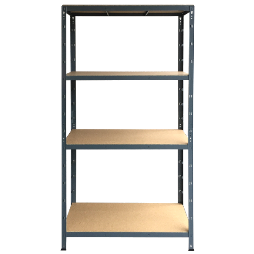 FÉMPOLC 4 FA POLCCAL 1800X900X430MM TEHERBÍRÁS:120KG/POLC, PORFESTETT