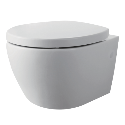 FALI WC PEREM NÉLKÜLI, FEHÉR KERÁMIA, WC ÜLŐKÉVEL