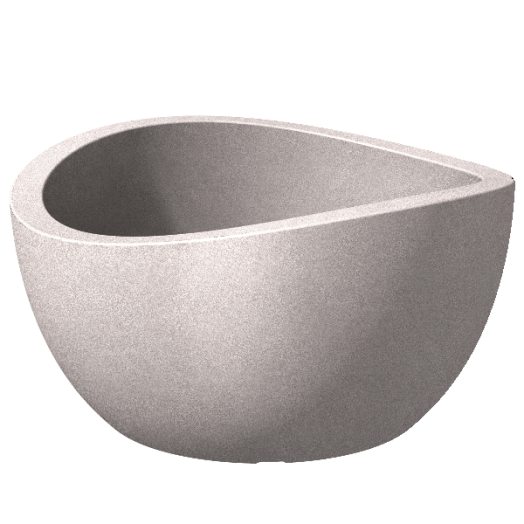 KASPÓ KÜLTÉRI 40CM WAVE GLOBE (252) TAUPE GRÁNIT *310266*