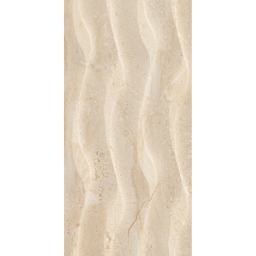 PETRARCA FALI CSEMPE 30X60CM BÉZS HULLÁMOS
