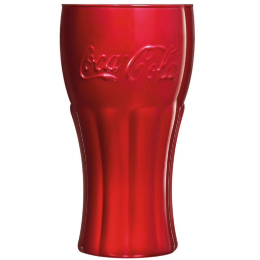 COCA-COLA ÜDÍTŐS POHÁR 0,37L PIROS