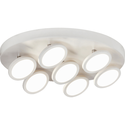 ELSA LED MENNYEZETI LÁMPA 7X6W 2940LM MATT FEHÉR
