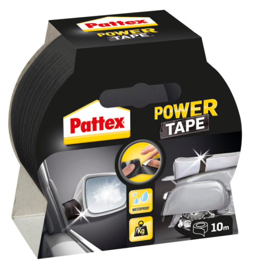 PATTEX POWER TAPE RAGASZTÓSZALAG 50MMX10M, FEKETE