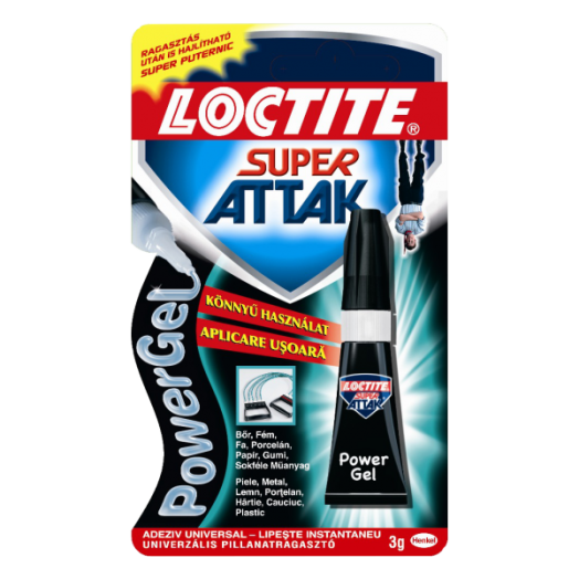LOCTITE SUPERATTAK PILLANATRAGASZTÓ POWER GÉL 3G FT/DB