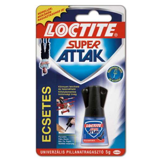 LOCTITE SUPERATTAK PILLANATRAGASZTÓ 5G ECSETES